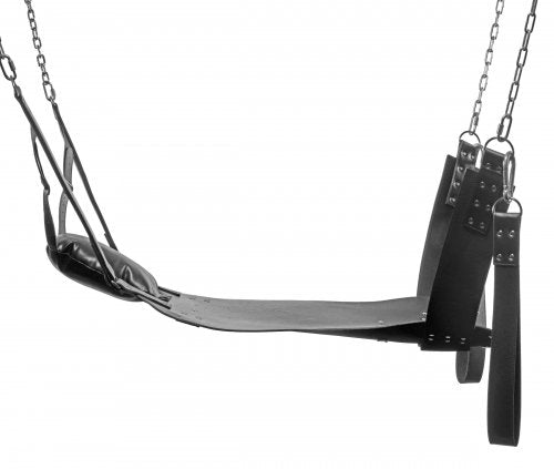 Side view that shows the XR Brands Extreme Sling at a complete side view. | Kinkly Shop