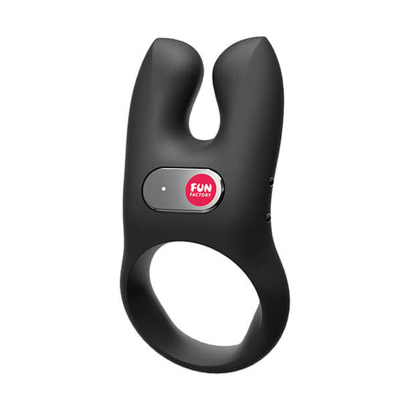 The Fun Factory NŌS in black in front of a white background. | Kinkly Shop