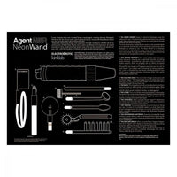 KinkLab Agent Noir Electro Erotic Neon Wand Kit