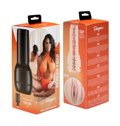 Packaging for the KIIROO FeelStars FeelReagan Stroker | Kinkly Shop