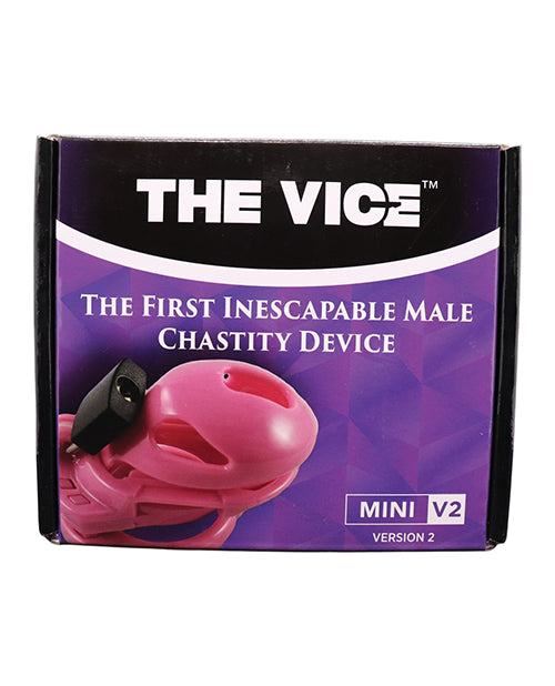 Packaging for the Locked in Lust Vice Mini V2 | Kinkly Shop