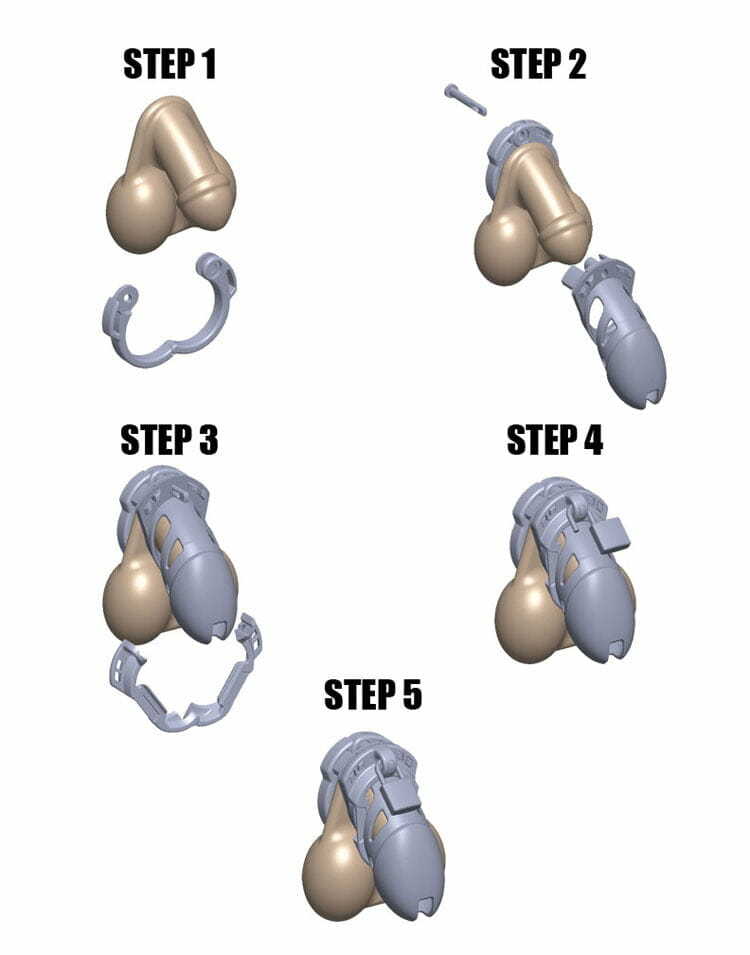 how to use the vice chastity shown with Locked in Lust Vice Mini V2 | Kinkly Shop