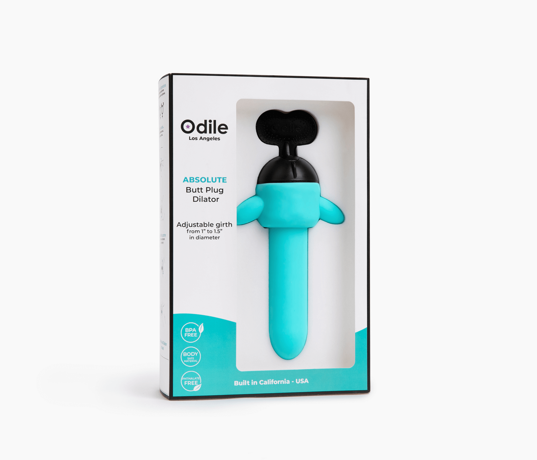 Packaging for the Odile Absolute anal dilator | Kinkly Shop