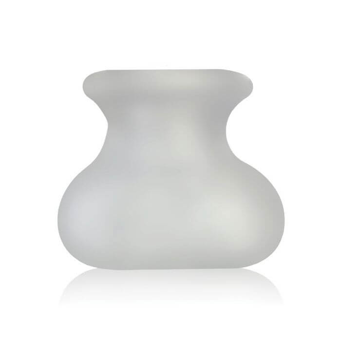 Perfect Fit Bull Bag in 1.5" in clear up against a white background | Kinkly Shop