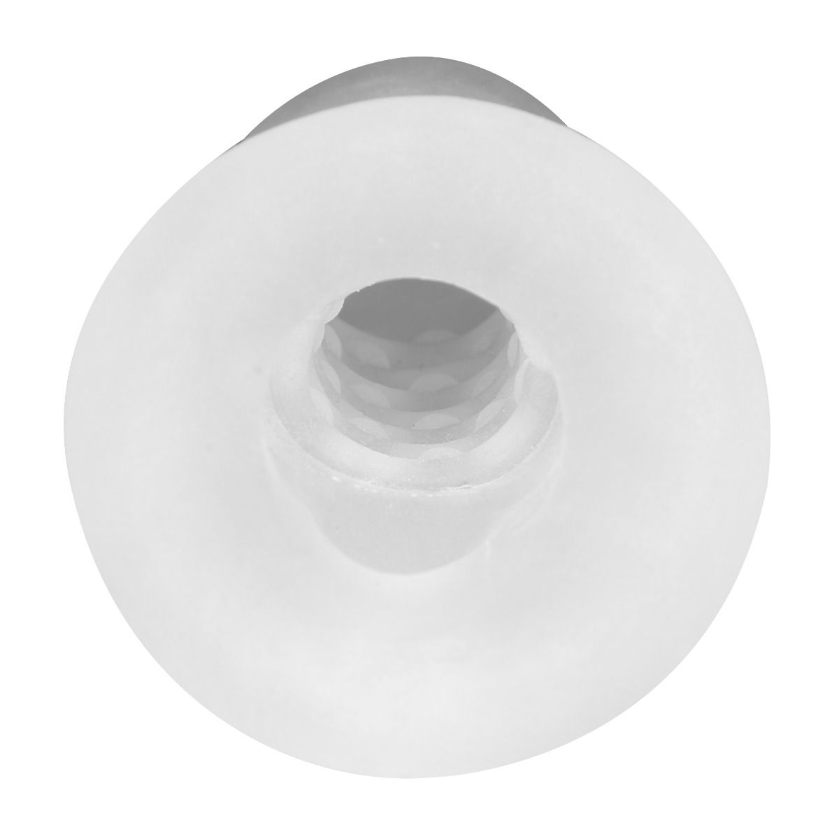 Showing the pleasurable texture inside the Perfect Fit Fat Boy Thin Penis Extender Sleeve | Kinkly Shop