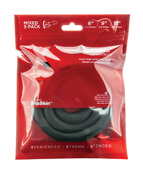The packaging for the Perfect Fit XPlay Ultra Wrap Ring Pack | Kinkly Shop