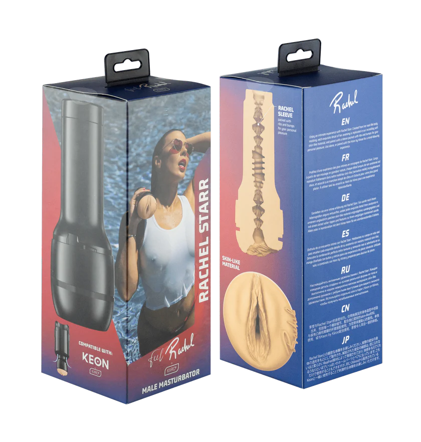 Packaging for the KIIROO FeelStars FeelRachel Stroker | Kinkly Shop