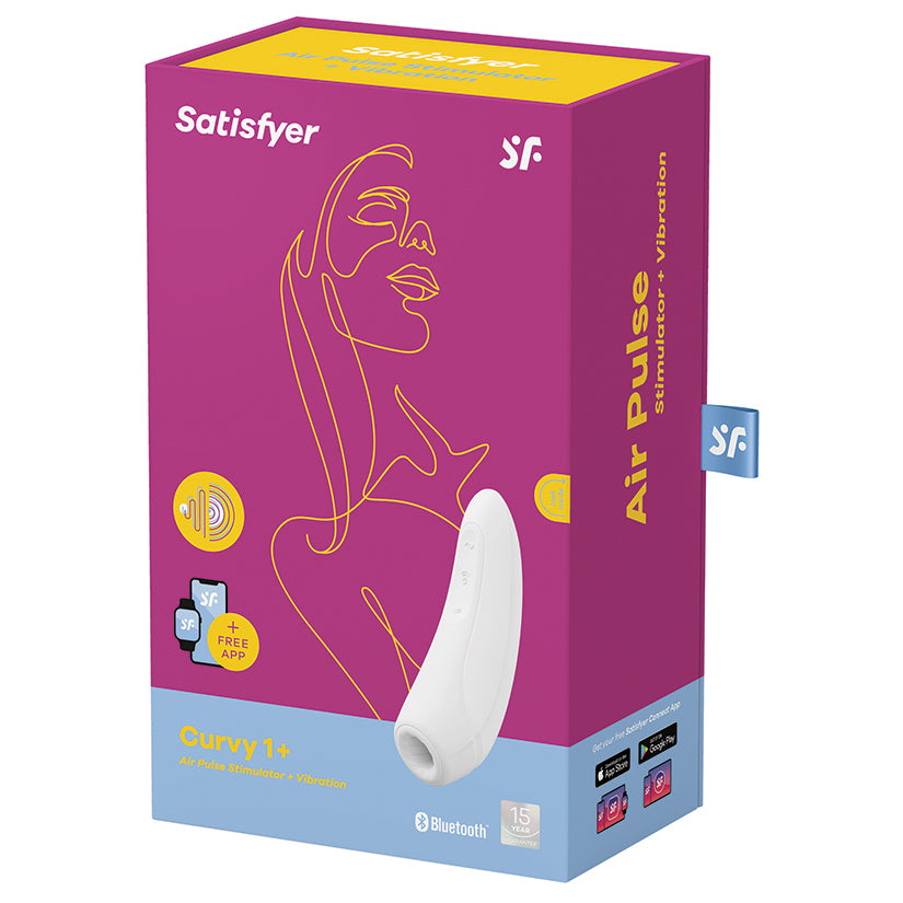 Satisfyer Curvy+ Air Suction Vibrator | Kinkly Shop