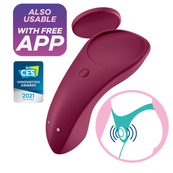 Satisfyer Sexy Secret App-Controlled Panty Vibrator Kinkly Shop Satisfyer Sexy Secret App-Controlled Panty Vibrator Kinkly Shop