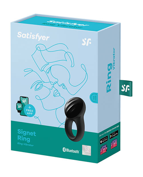Packaging for the Satisfyer Signet Ring | Kinkly Shop