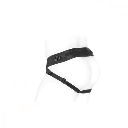 Backside view of the Spareparts Deuce Two-Hole Harness | Kinkly Shop