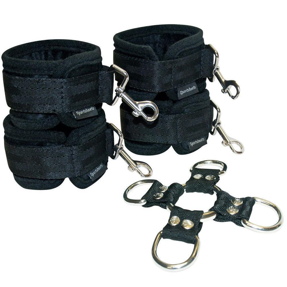 Sportsheets 5 Piece Hog Tie & Cuff Set - Kinkly Shop