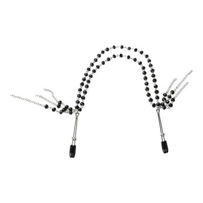 Sportsheets Black Jeweled Nipple Clips - Kinkly Shop