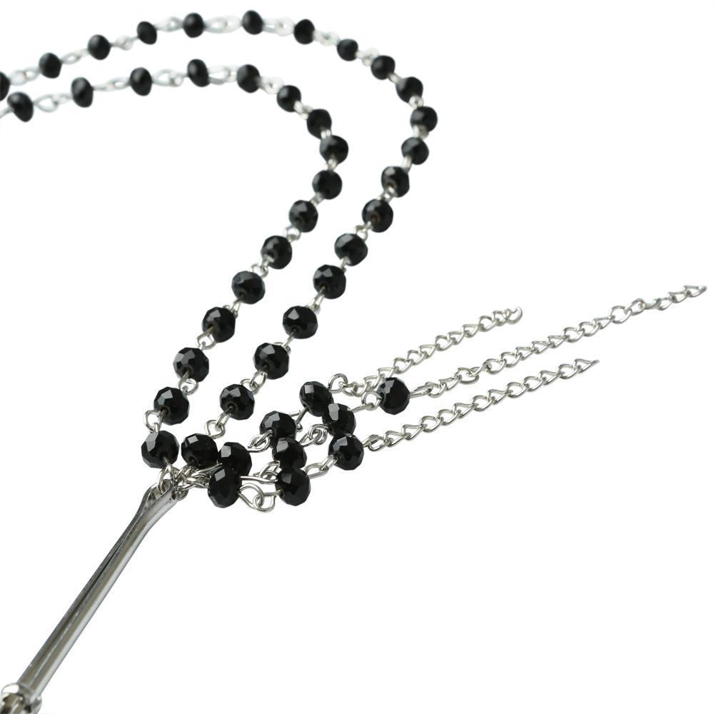 Sportsheets Black Jeweled Nipple Clips - Kinkly Shop