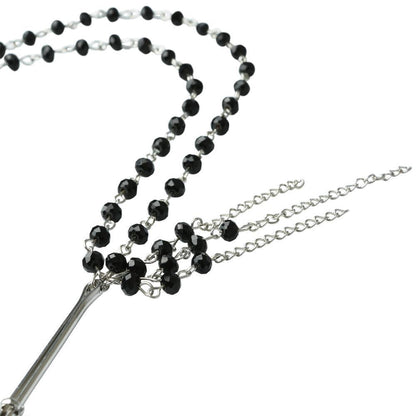 Sportsheets Black Jeweled Nipple Clips - Kinkly Shop