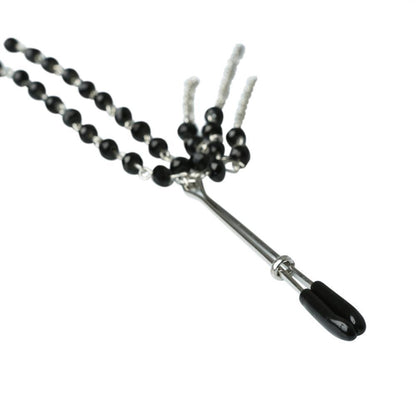 Sportsheets Black Jeweled Nipple Clips - Kinkly Shop