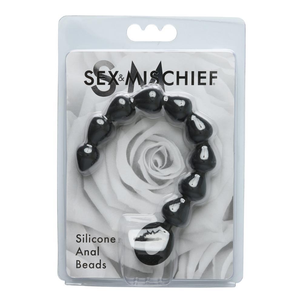 Sportsheets Black Silicone Anal Beads - Kinkly Shop