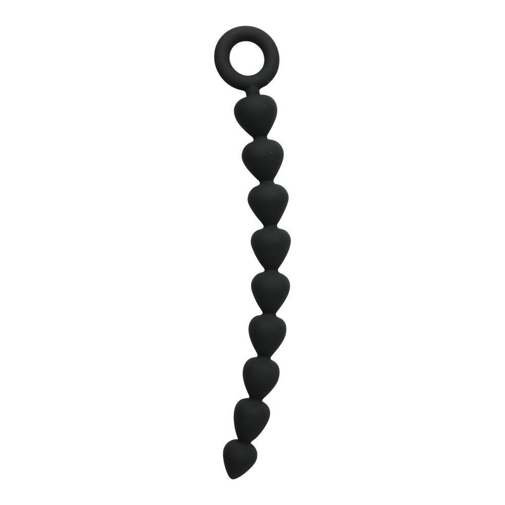 Sportsheets Black Silicone Anal Beads - Kinkly Shop