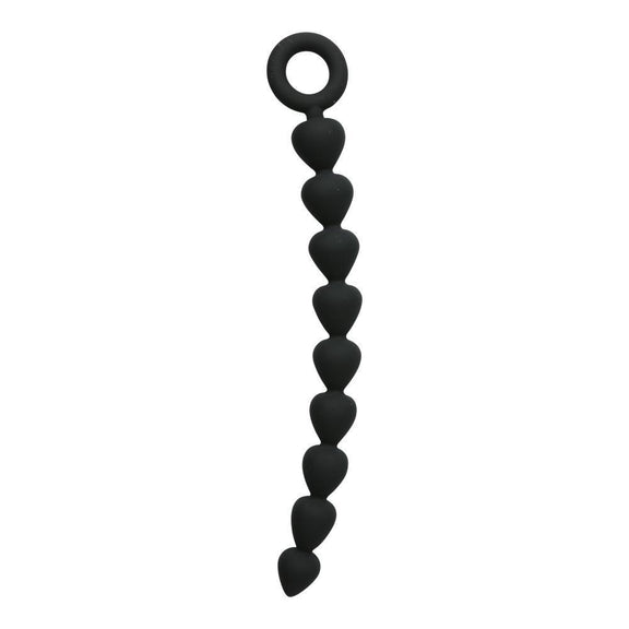 Sportsheets Black Silicone Anal Beads - Kinkly Shop