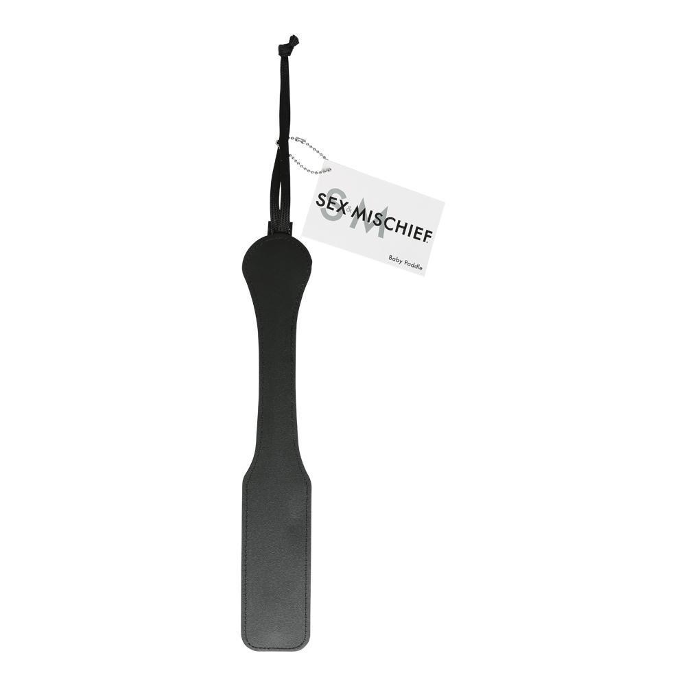 Sportsheets Black Vinyl Paddle, BABY - Kinkly Shop