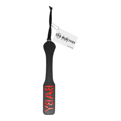 Sportsheets Black Vinyl Paddle, BABY - Kinkly Shop