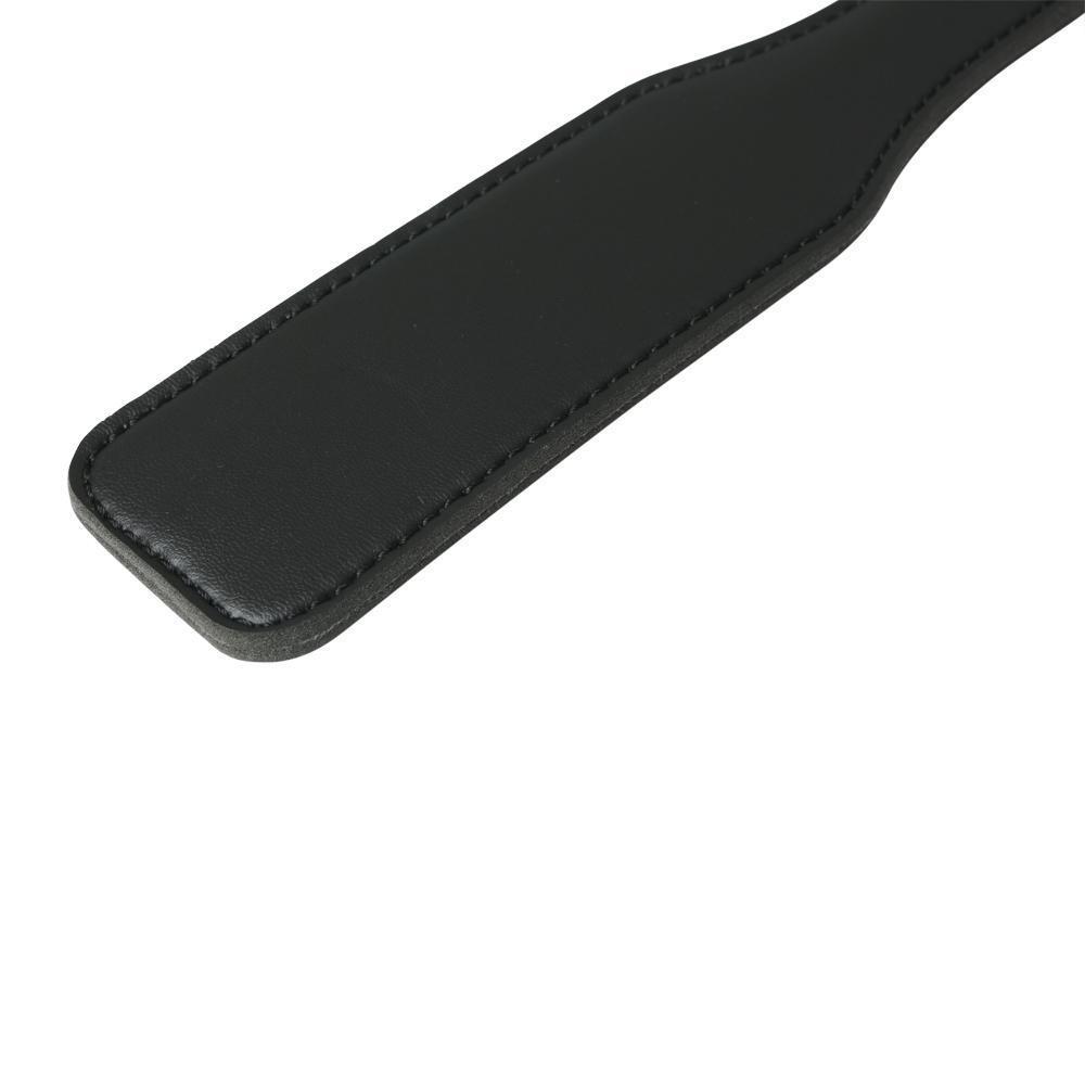 Sportsheets Black Vinyl Paddle, XOXO - Kinkly Shop