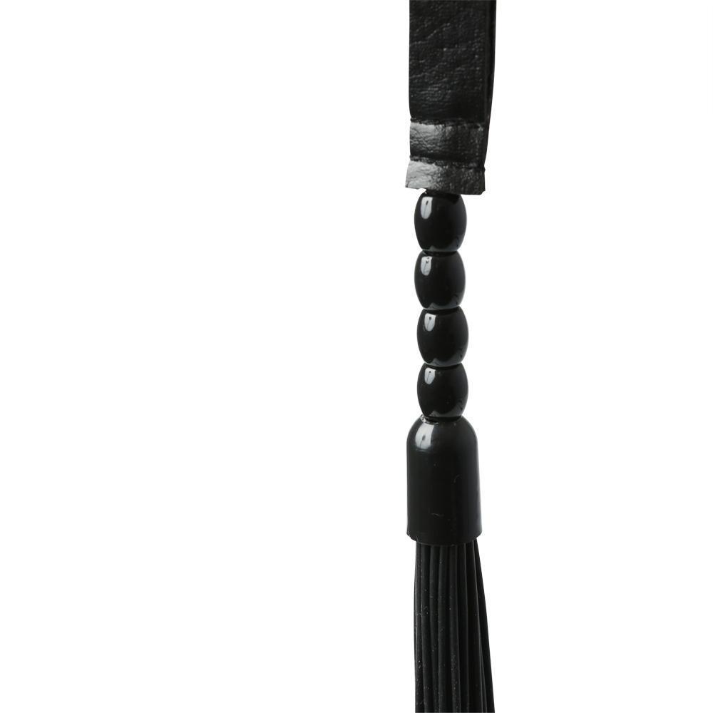 Sportsheets Faux Leather Noir Whip - Kinkly Shop
