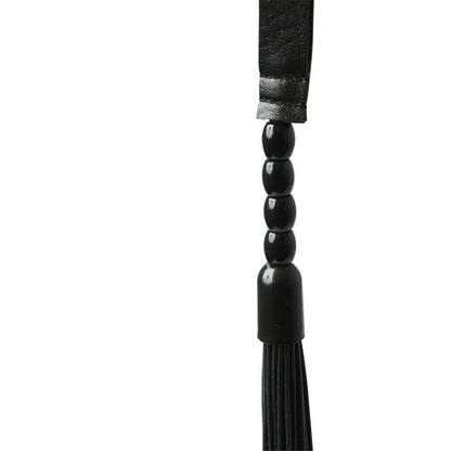 Sportsheets Faux Leather Noir Whip - Kinkly Shop