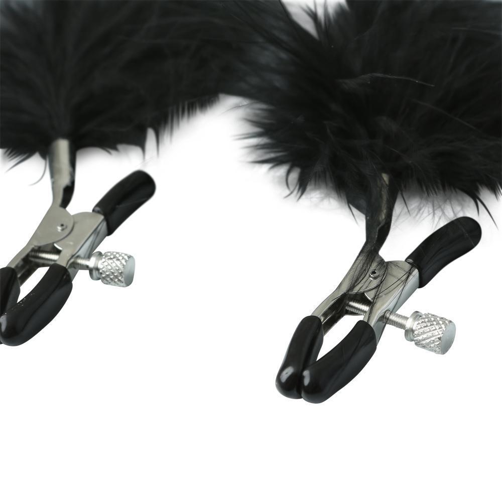Sportsheets Feathered Nipple Clamps - Kinkly Shop