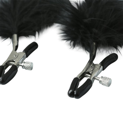 Sportsheets Feathered Nipple Clamps - Kinkly Shop