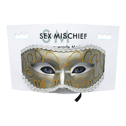 Sportsheets Grey Masquerade Mask - Kinkly Shop