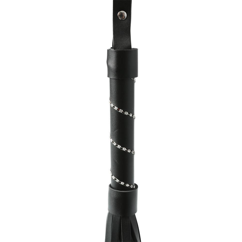Sportsheets Jeweled Flogger, 30 Inch - Kinkly Shop