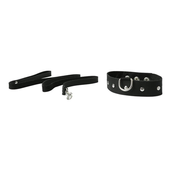 Sportsheets Leather Leash & Collar - Kinkly Shop