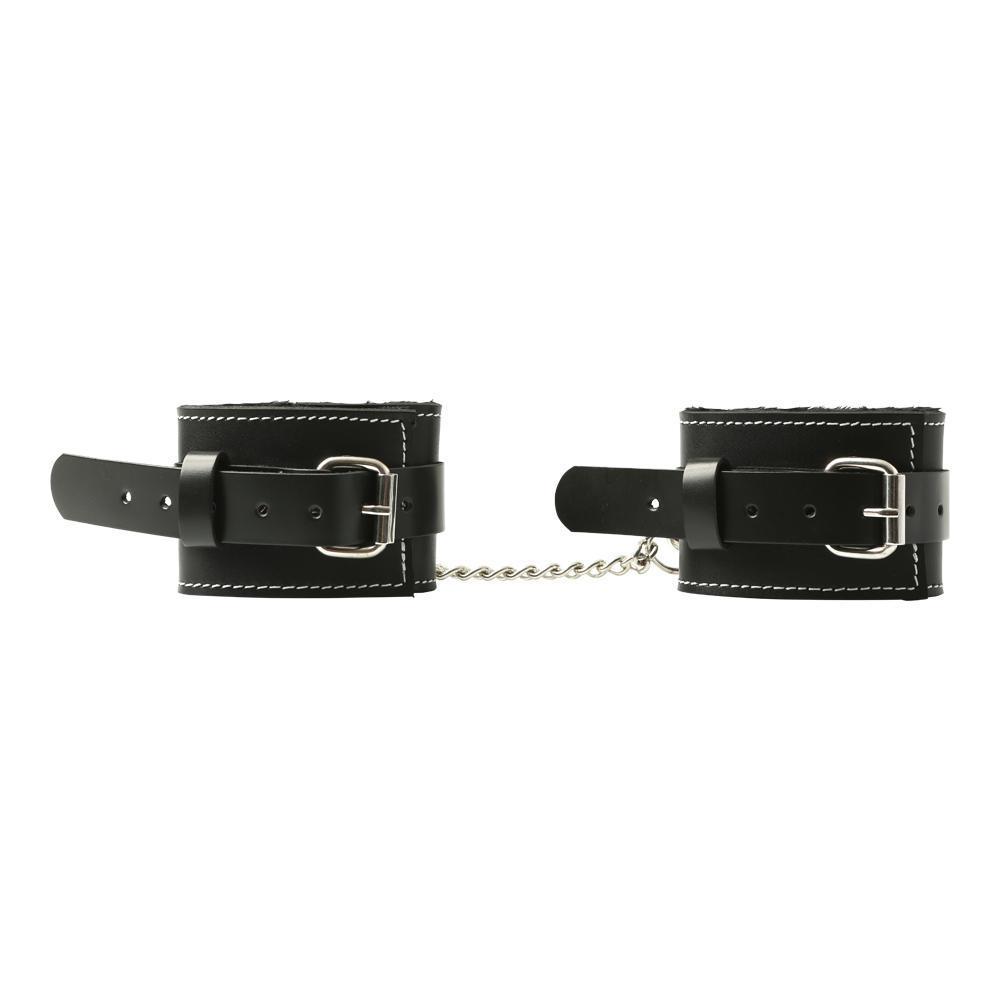 Sportsheets Leather Wrist Restraints - Kinkly Shop