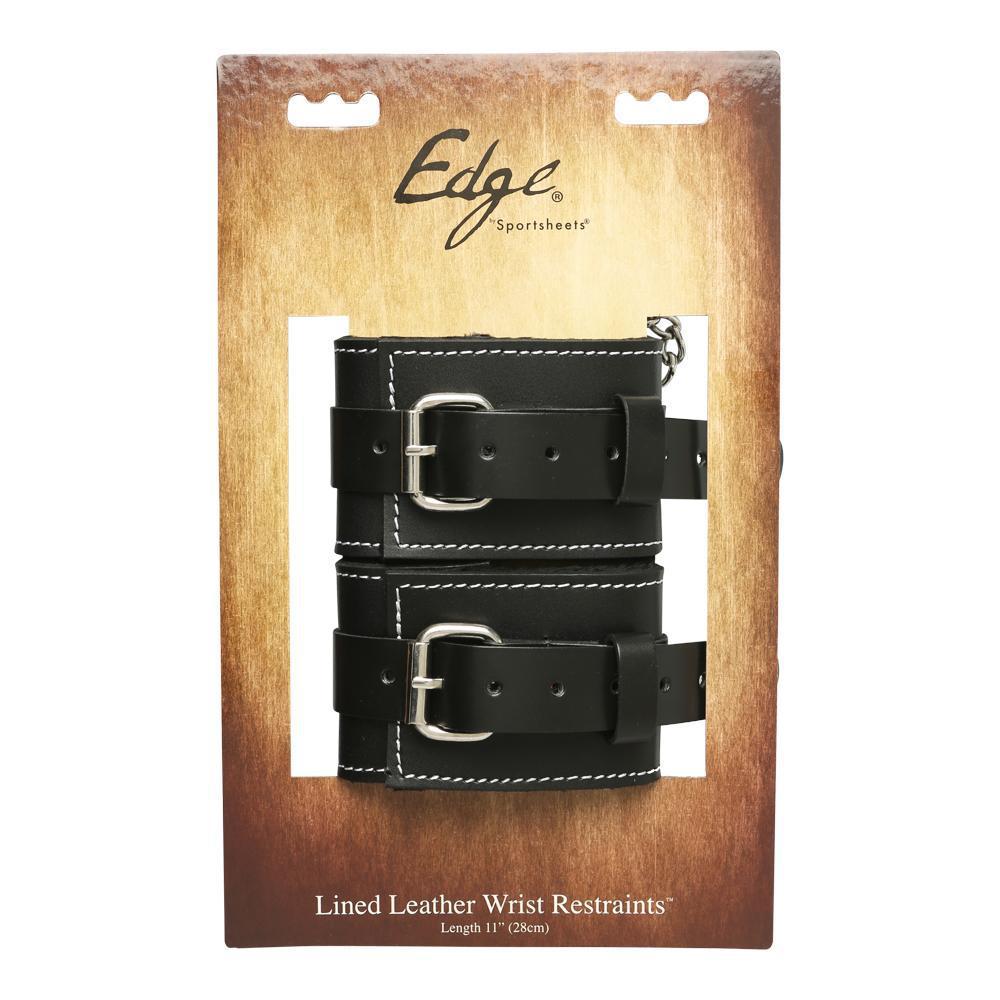 Sportsheets Leather Wrist Restraints - Kinkly Shop
