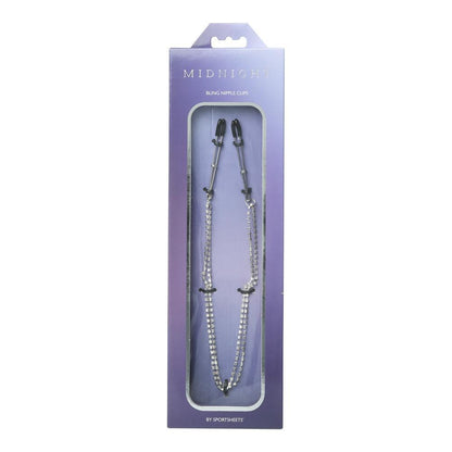 Sportsheets Nipple Clamps with Teardrop Crystals - Kinkly Shop
