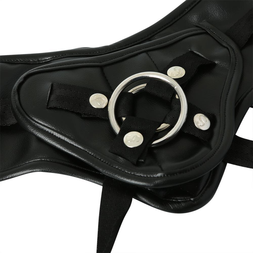 Sportsheets Plus Size, Black PVC Strap On - Kinkly Shop