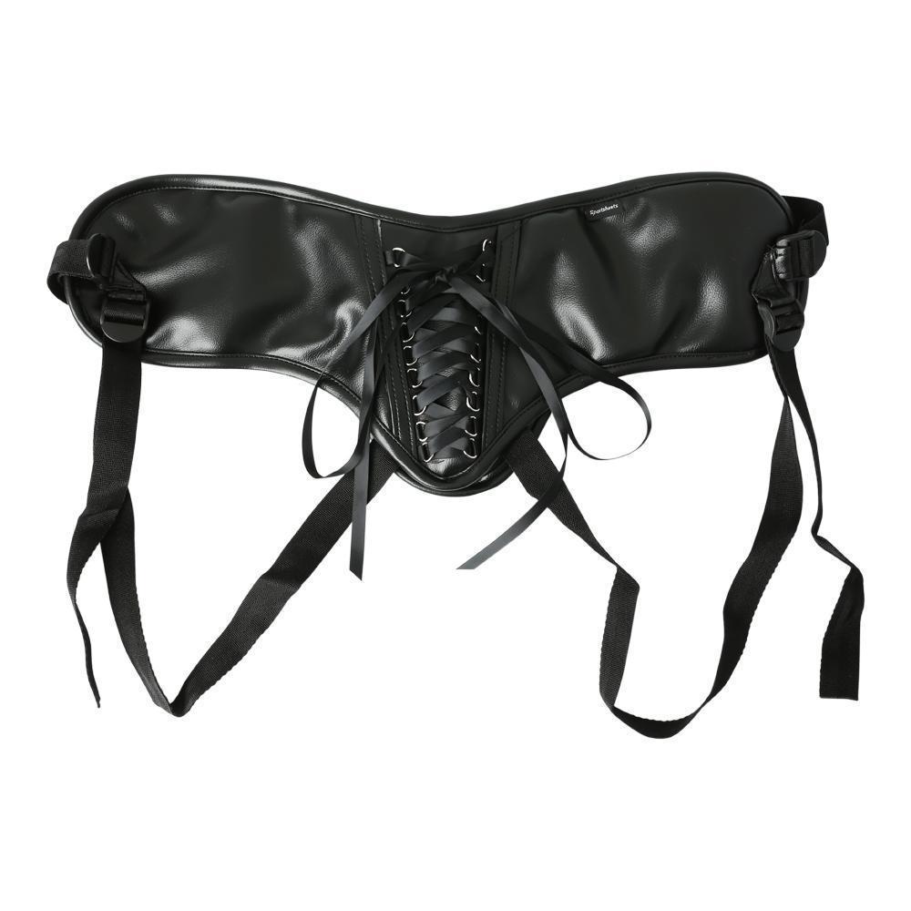 Sportsheets Plus Size, Black PVC Strap On - Kinkly Shop