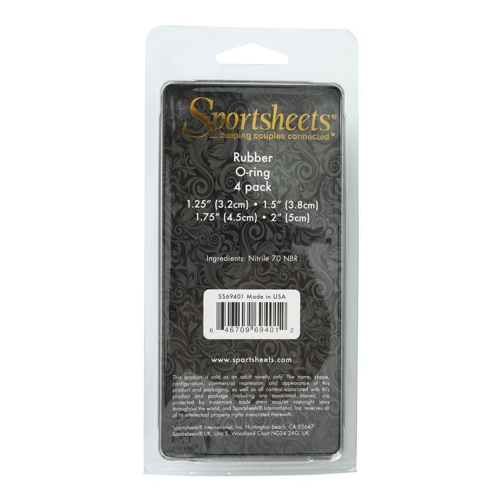 Sportsheets Rubber O Ring, 4 Pack - Kinkly Shop