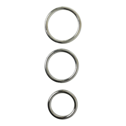 Sportsheets Seamless Metal O Rings, 3 Pack - Kinkly Shop