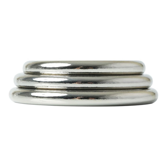 Sportsheets Seamless Metal O Rings, 3 Pack - Kinkly Shop