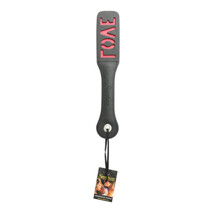 Sportsheets Sportsheets Leather Love Impression Paddle - Kinkly Shop