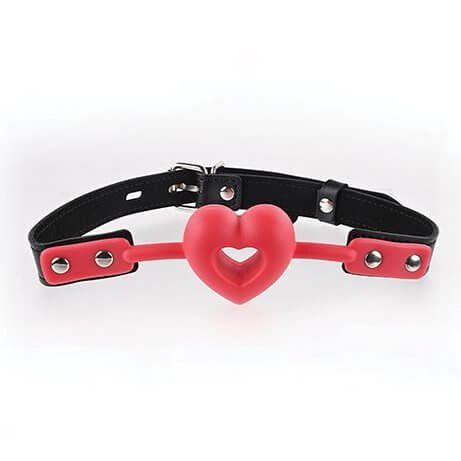 Sportsheets Amor Breathable Ball Gag up against a white background | Kinkly Shop