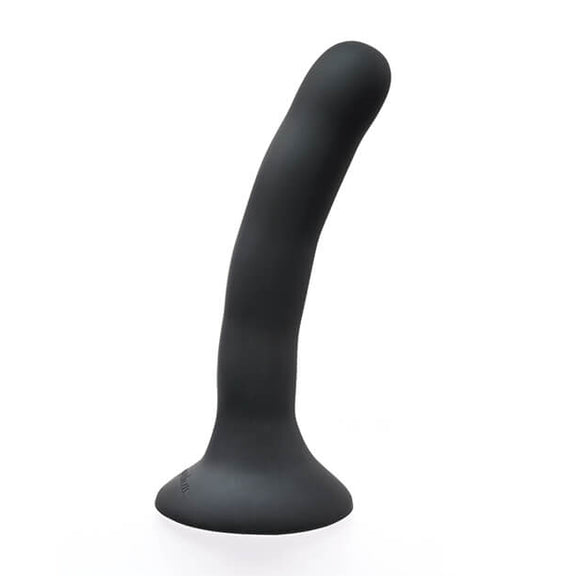 Sportsheets Please Dildo in Black against a white background | Kinkly Shop