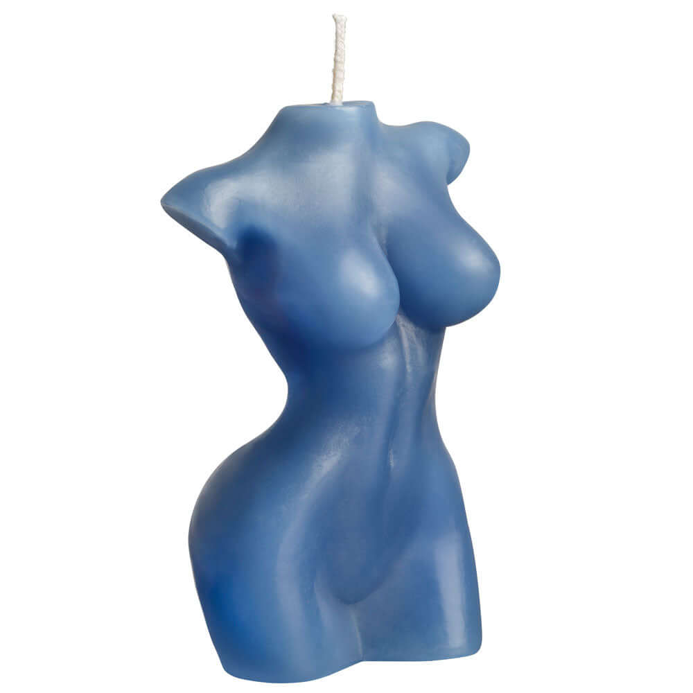 A 3/4th view of the Sportsheets Torso 3 Wax Play Candle up against a white background. | Kinkly Shop