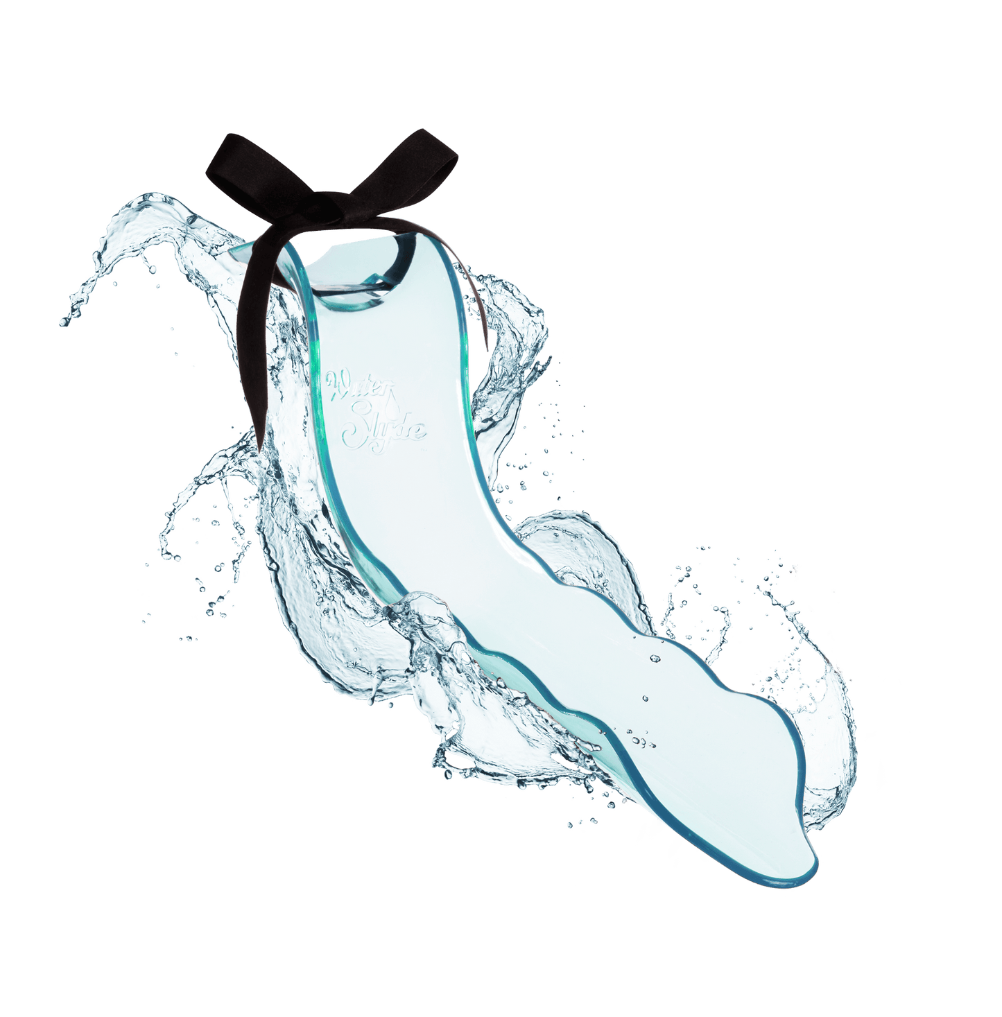 Waterslyde Bathtub Water Diverter in Aqua | Kinkly Shop
