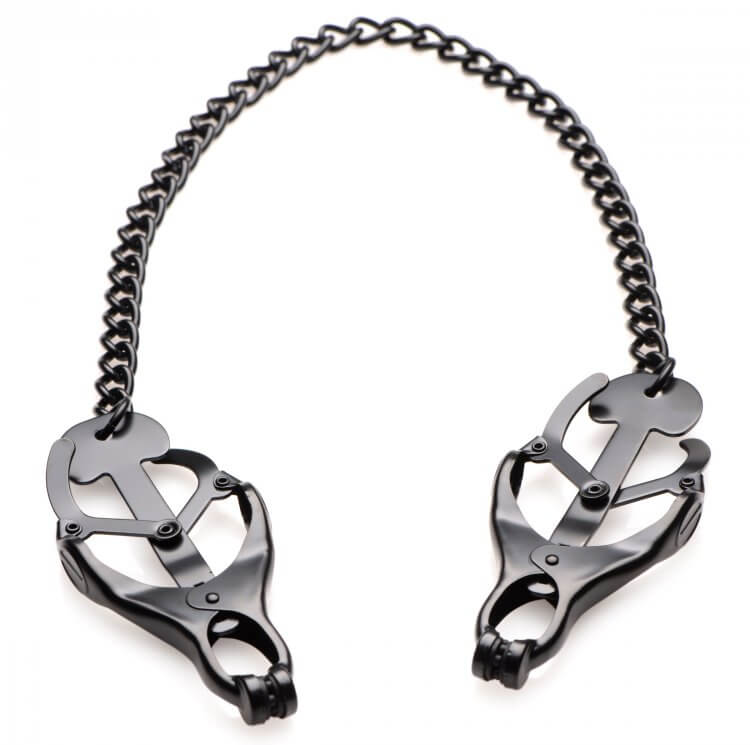 Master Series Monarch Noir nipple clamps | Kinkly Shop