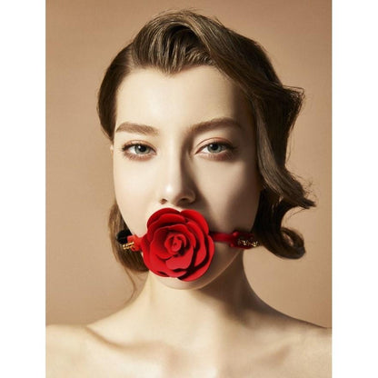 ZALO Rose Ball Gag - Kinkly Shop