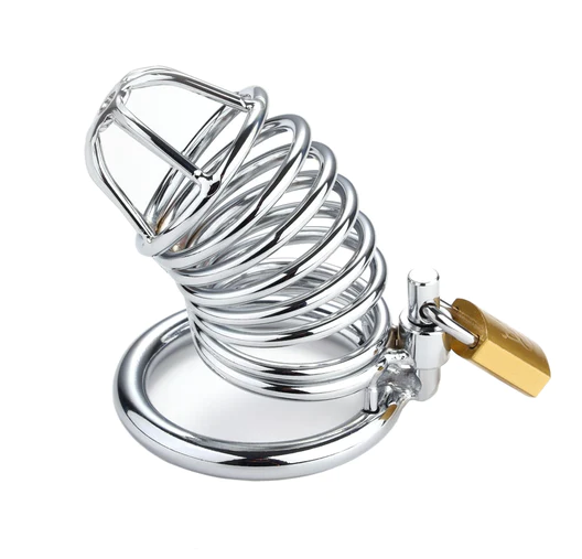 Put a Ring on IT locking metal cock chastity cage from Lock the Cock