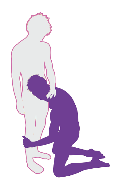 diagram of middle stump oral sex position